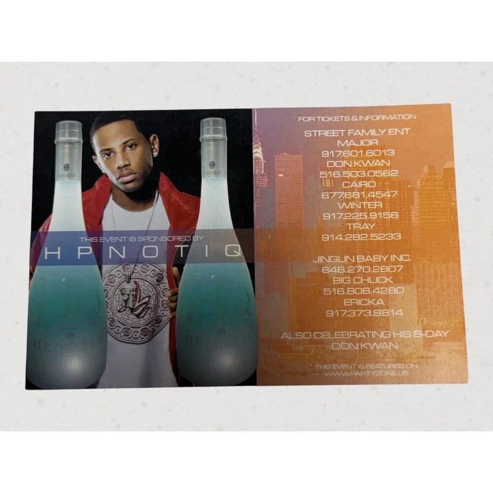 Vintage Fabolous Street Dreams 2003 Album Release Party Promo Flyer Metrodome
